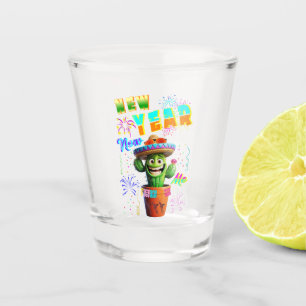 New Year New Me Shot Glass