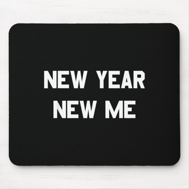 New Year New Me Workout Goals  Mouse Mat (Front)