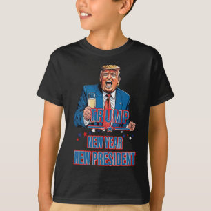 New Year New President Funny Trump 2025 Take Ameri T-Shirt
