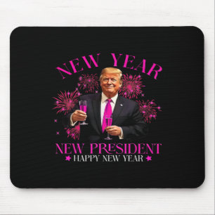 New Year New President Happy New Year 2025 Mouse Mat
