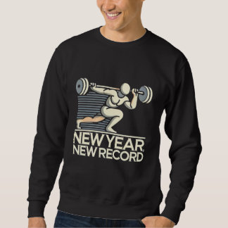New Year, New Record Gym Workout TShirt for Men