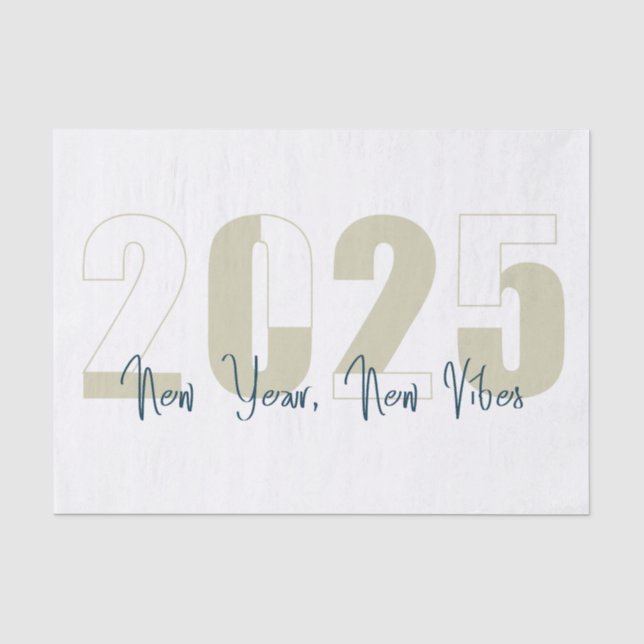 New Year, New Vibe Tissue Paper (Front)