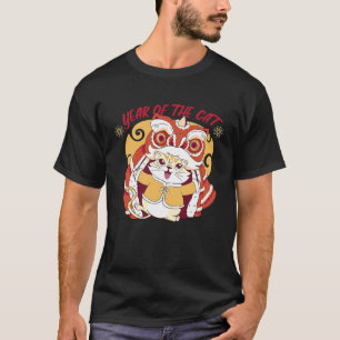 New Year of the Rabbit Cat Chinese Zodiac Dragon C T-Shirt