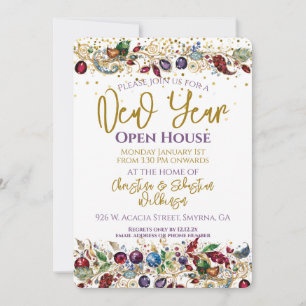 New Year Open House Invitation