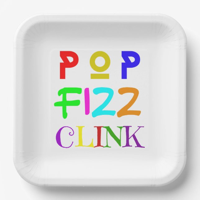 New Year Paper Plate (Front)