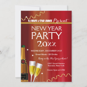 New Year Party Invitation