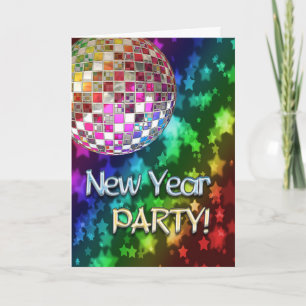 New Year party invitation
