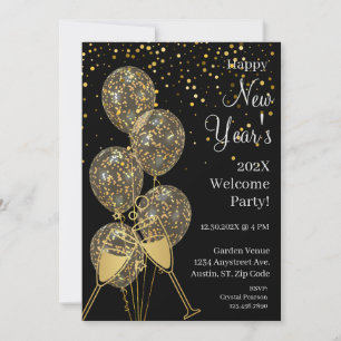 New Year party   Invitation