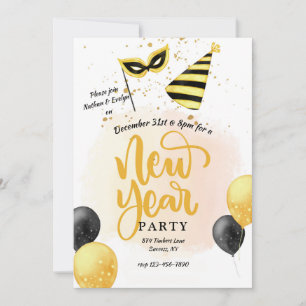 New Year Party Invitations