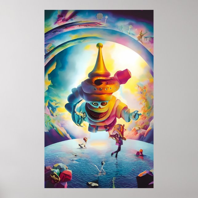 New Year Party Monster Poster (Front)