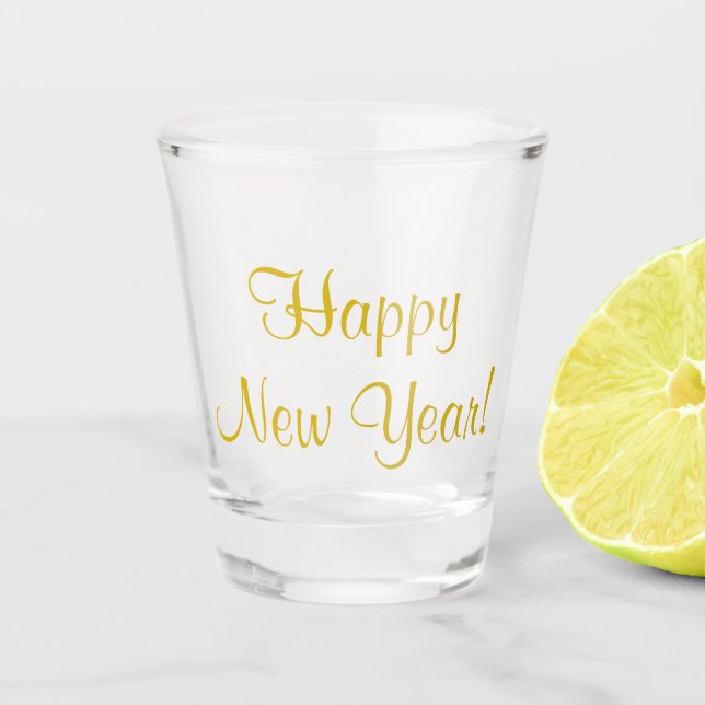 New Year Party Shot Glass (Front)