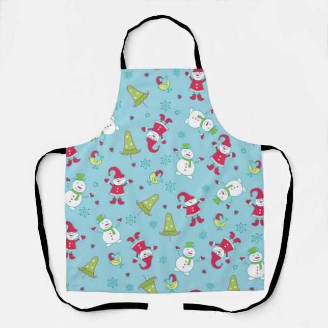 New year pattern apron (Front)