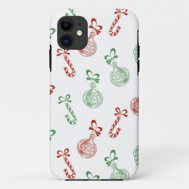 New year pattern Case-Mate iPhone case (Back)