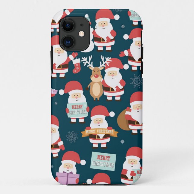 New year pattern Case-Mate iPhone case (Back)