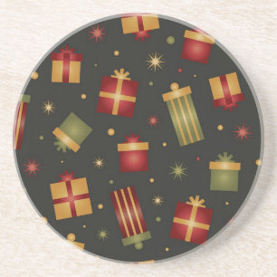 New year pattern coaster