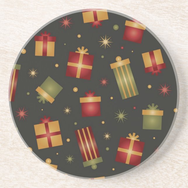 New year pattern coaster (Front)