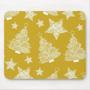 New year pattern mouse mat