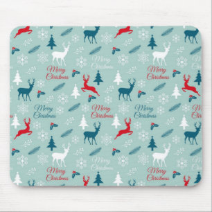 New year pattern mouse mat