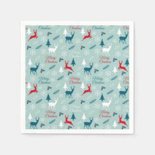 New year pattern napkin