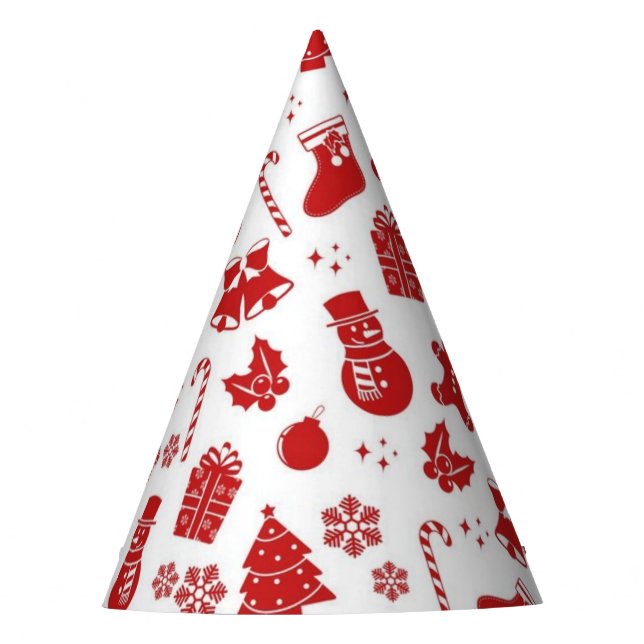 New year pattern party hat (Front)