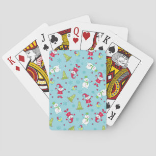 New year pattern playing cards