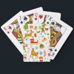 New year pattern playing cards<br><div class="desc">For true lovers of new year</div>