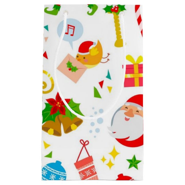 New year pattern small gift bag (Front)