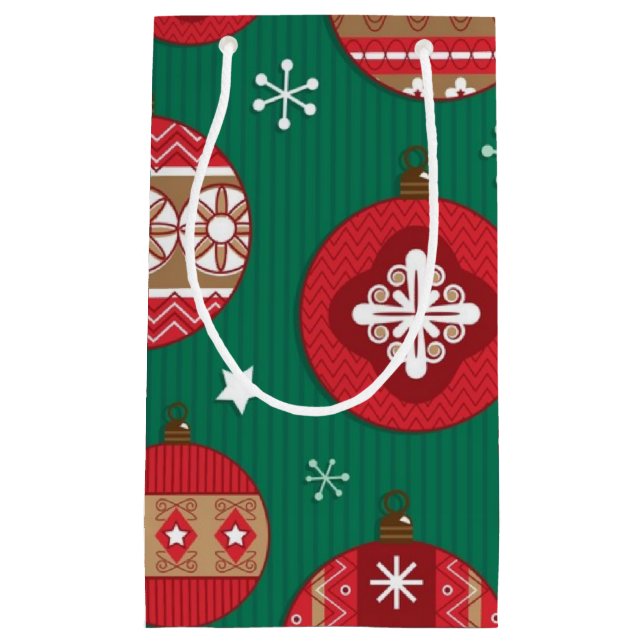 New year pattern small gift bag (Front)