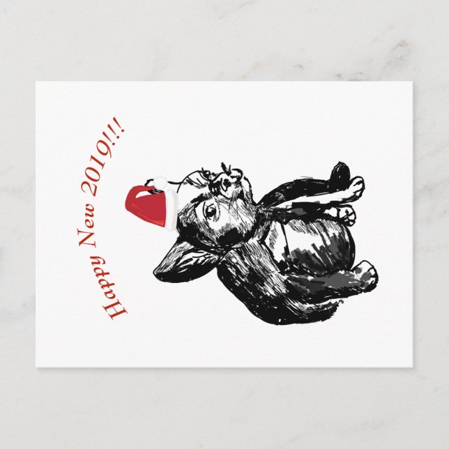 New Year Postcard (Front)