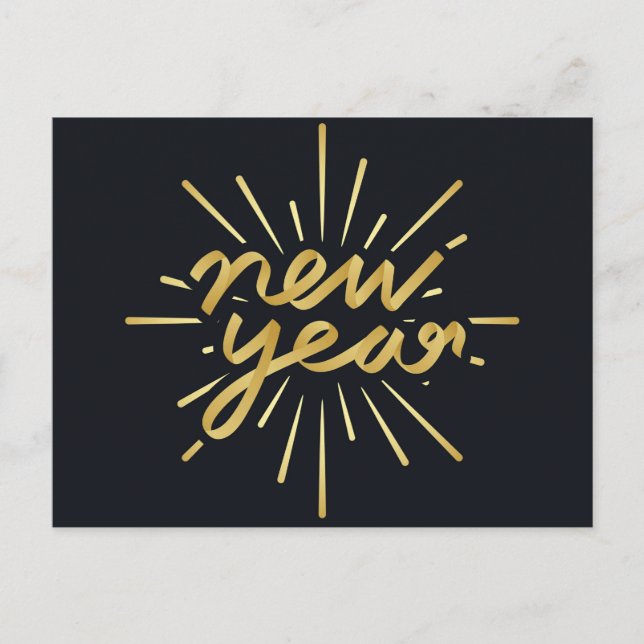 New Year Postcard (Front)