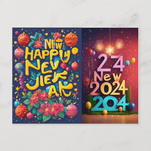 New Year Postcard 2024 (Front)