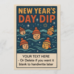 New Year’s Day Dip – Wild Swimming Event Invitation