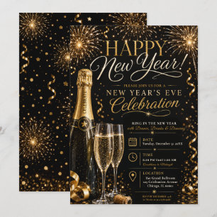 New Year’s Eve Celebration Invitation