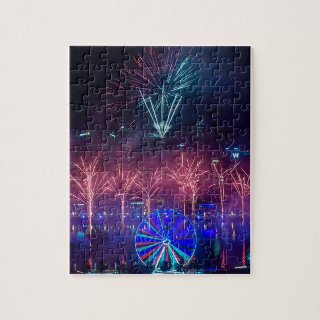 New Year’s Eve in Sydney Australia Jigsaw Puzzle (Vertical)