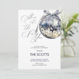 New Year’s Eve Party Shine Into the Disco Ball Invitation