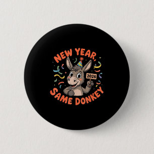 New Year Same 2026 Funny Farm Animal Family Matchi 6 Cm Round Badge