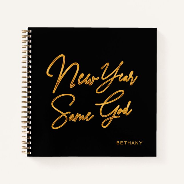 New Year Same God Notebook (Front)