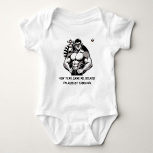 New Year, Same Me Baby Bodysuit