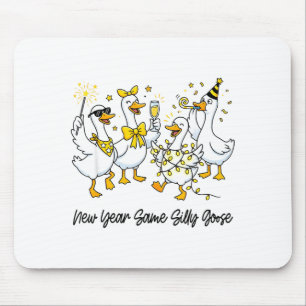 New Year Same Silly Goose Funny 2026 New Year Teac Mouse Mat
