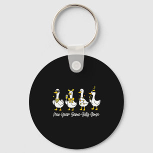 New Year Same Silly Goose Happy New Year 2026 Matc Key Ring