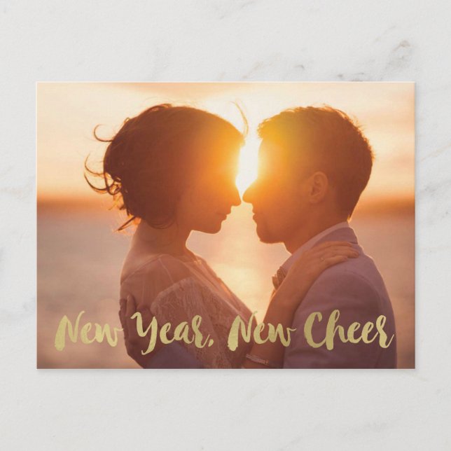 New Year Save the Date Postcard (Front)