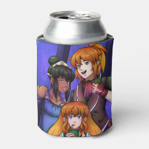 New Year Space Celebration Can Cooler