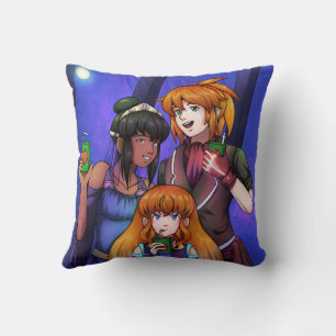 New Year Space Celebration Cushion