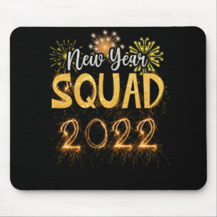 New Year Squad 2022 Family Matching Pyjamas Mouse Mat