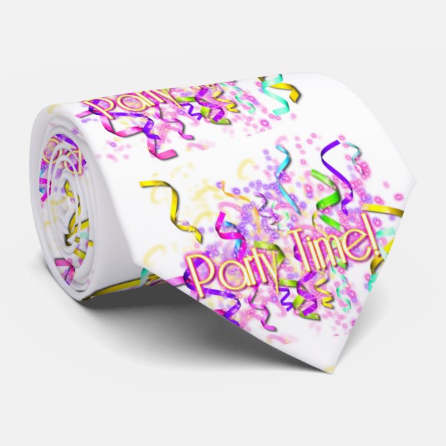 New Year Tie/Party Time Tie (Rolled)