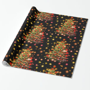 New Year tree Wrapping Paper
