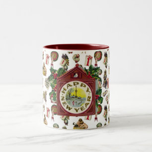 New Year Two-Tone Coffee Mug