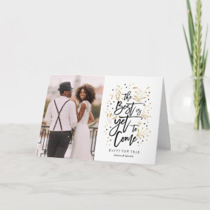 New Year wish   fireworks   greeting card