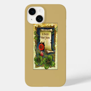 New Year With Four Leaf Clover Case-Mate iPhone 14 Case