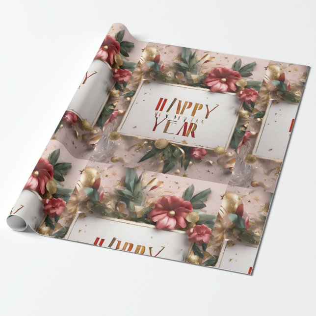new year wrapping paper (Unrolled)